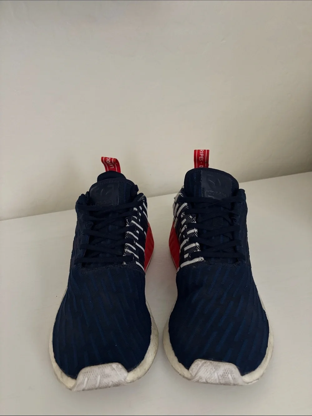adidas Navy and Red Athletic Shoes